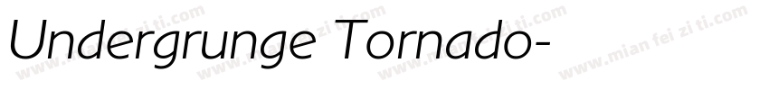 Undergrunge Tornado字体转换